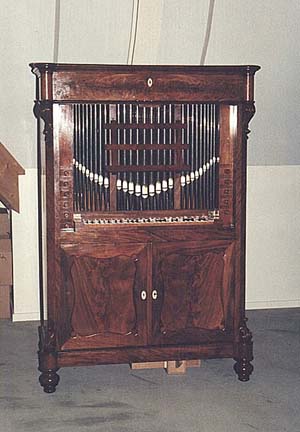 Het orgel zoals dat nu staat opgesteld in Barneveld